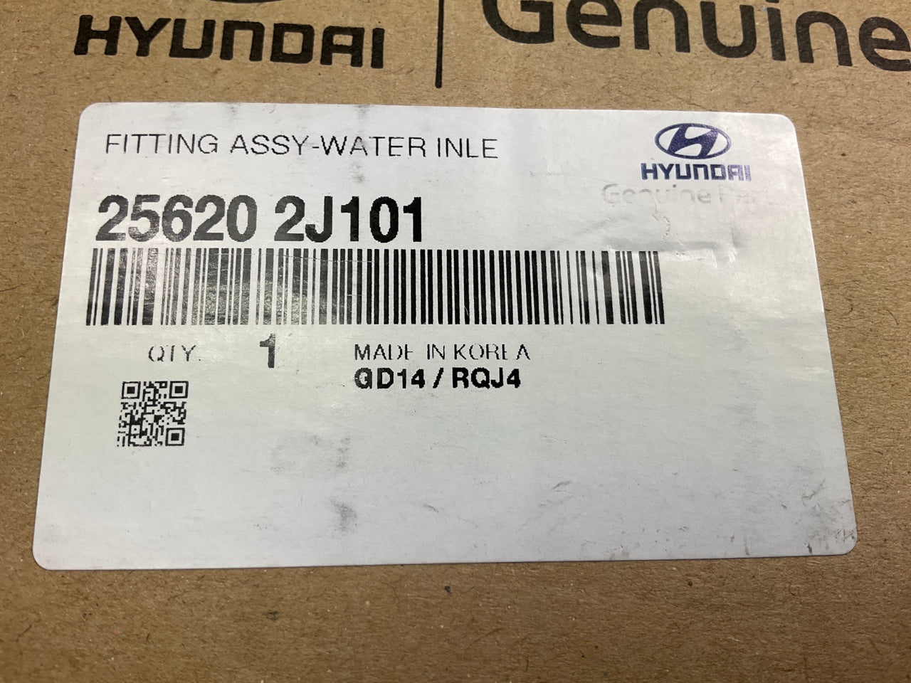 NEW Engine Water Pump Inlet Housing OEM For Hyundai 256202J101