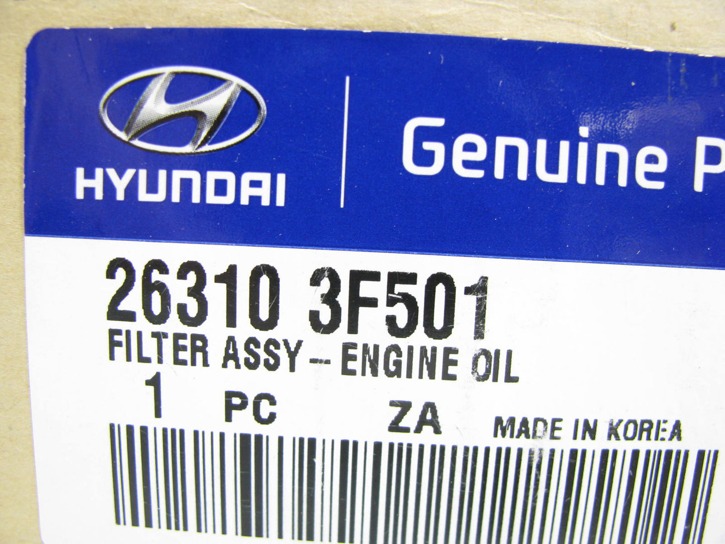 NEW - OEM 263103F501 Engine Oil Filter Housing For 2015-2021 Genesis 5.0L