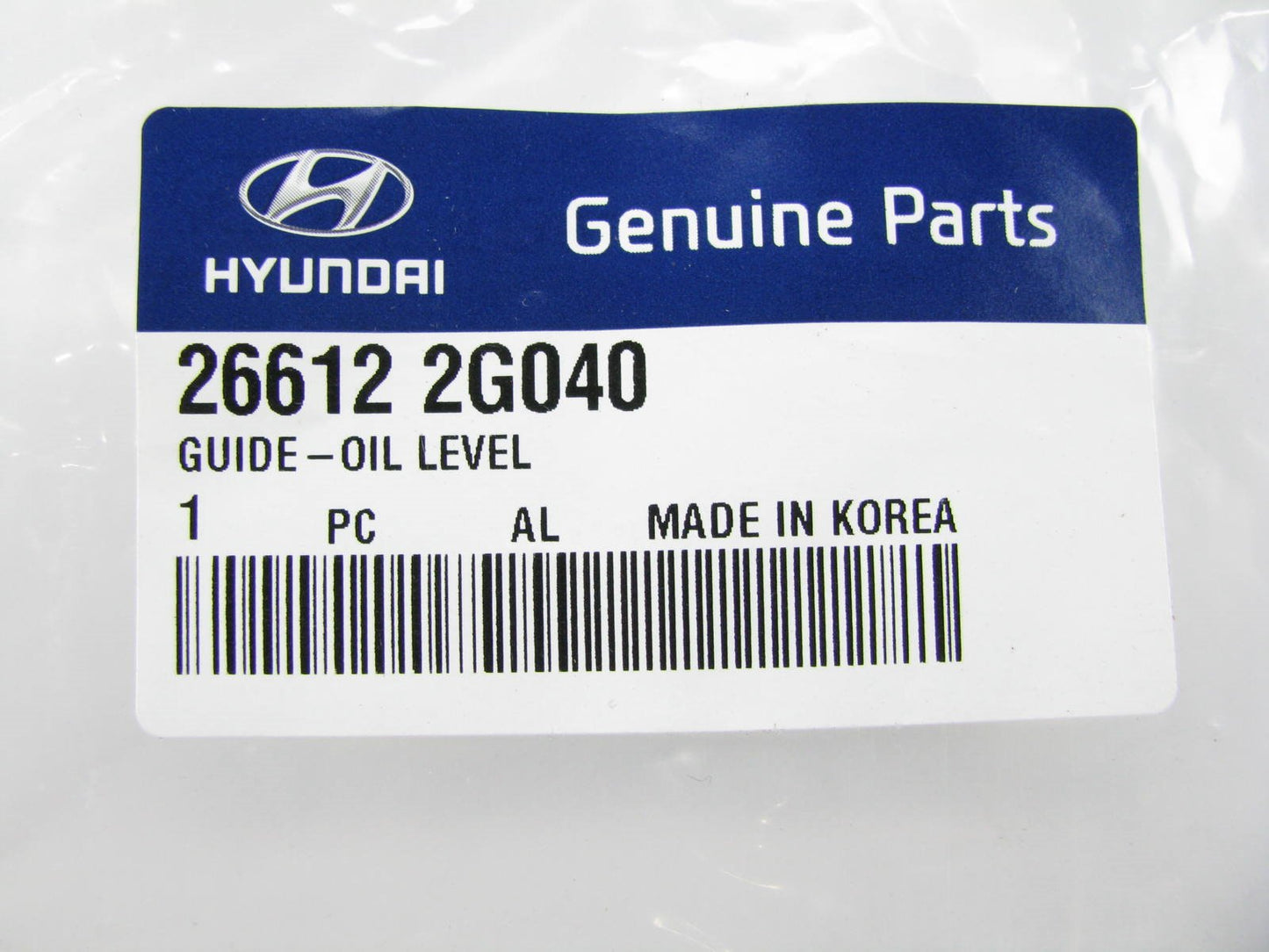 NEW GENUINE Engine Oil Dipstick Guide Tube OEM For 15-18 Sonata 2.4L 266122G040