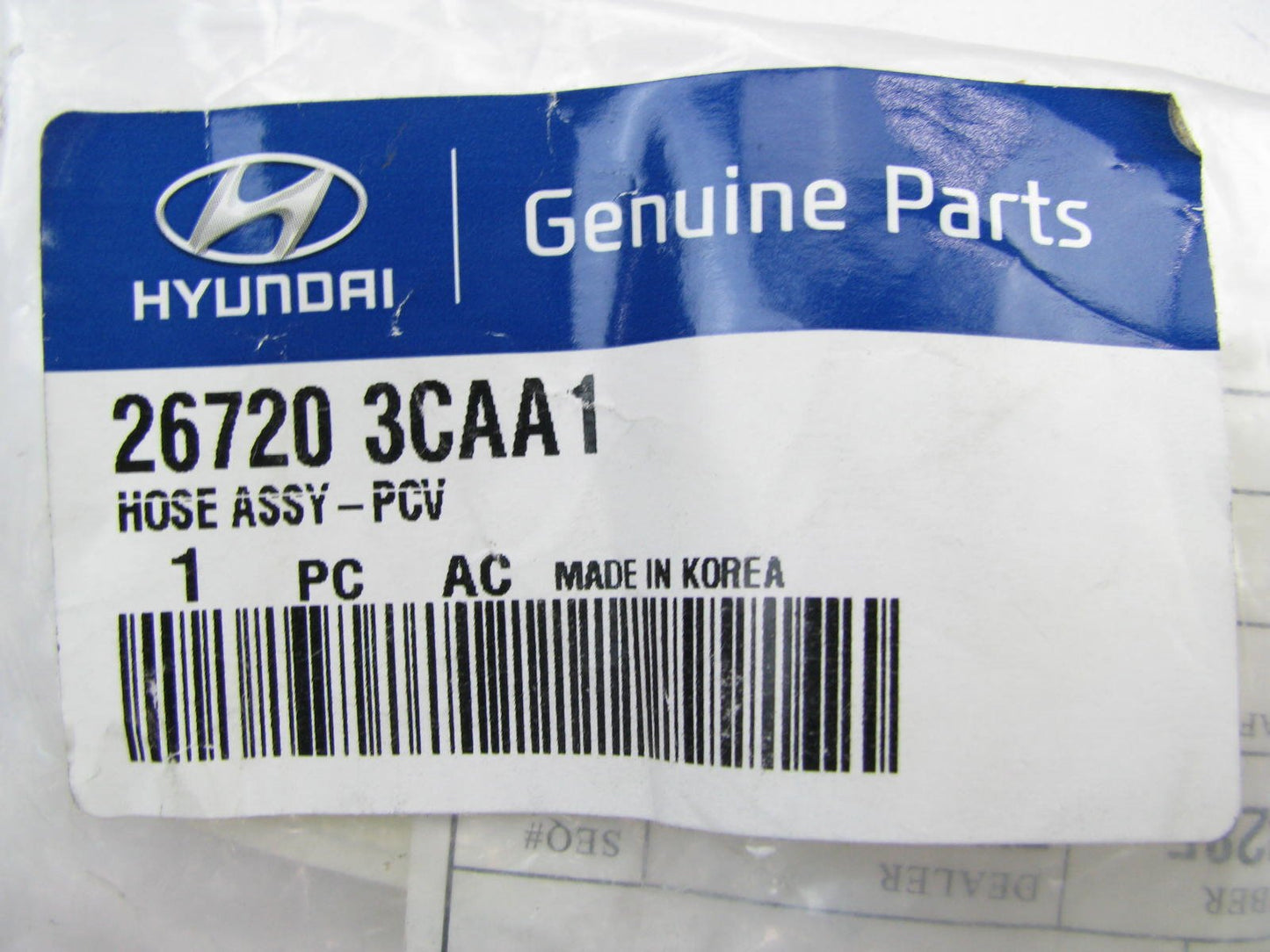 New Genuine PCV Vacuum Hose Pipe Tube For Hyundai 267203CAA1