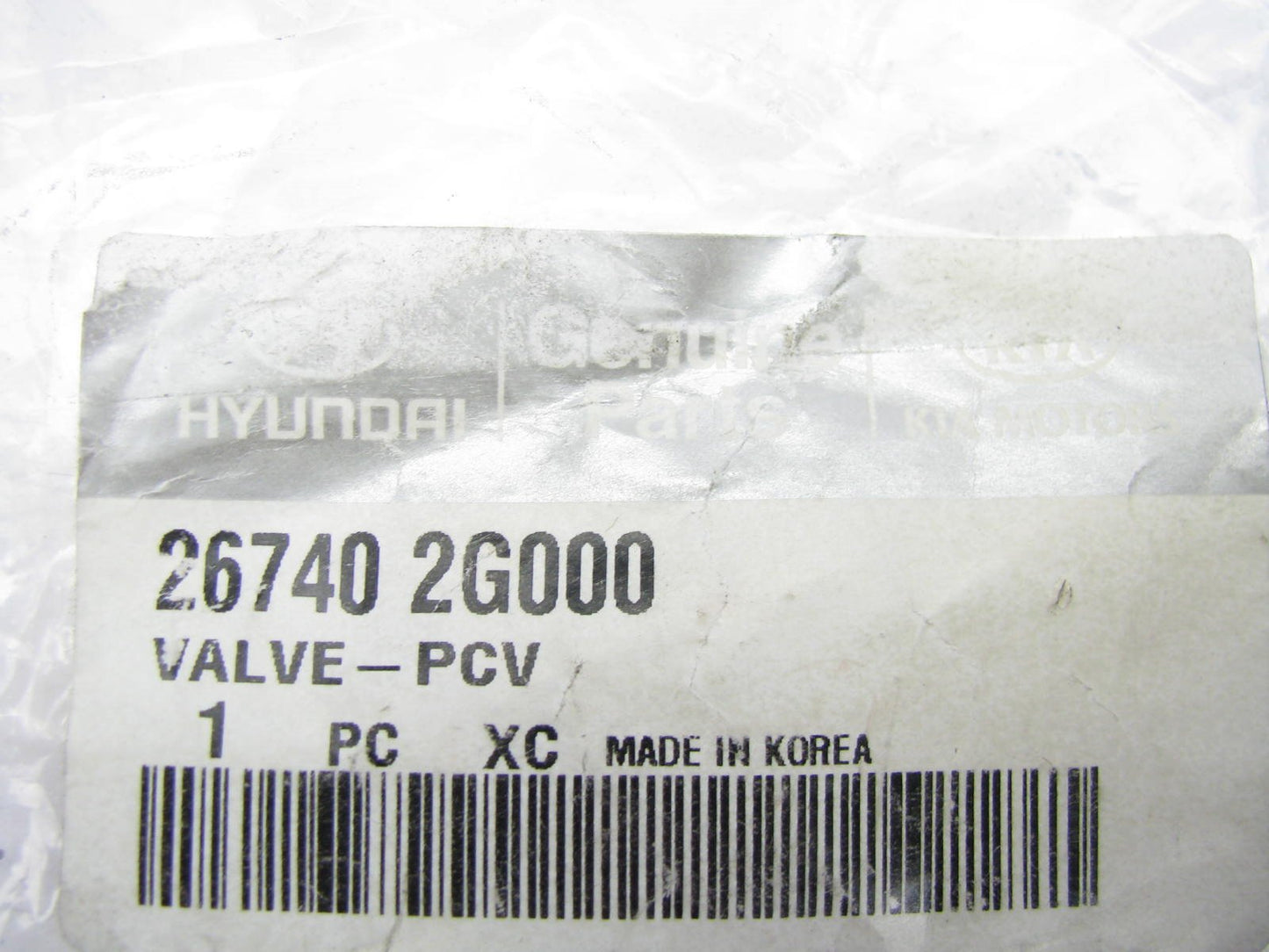 NEW - OEM 267402G000 PCV Valve For Hyundai