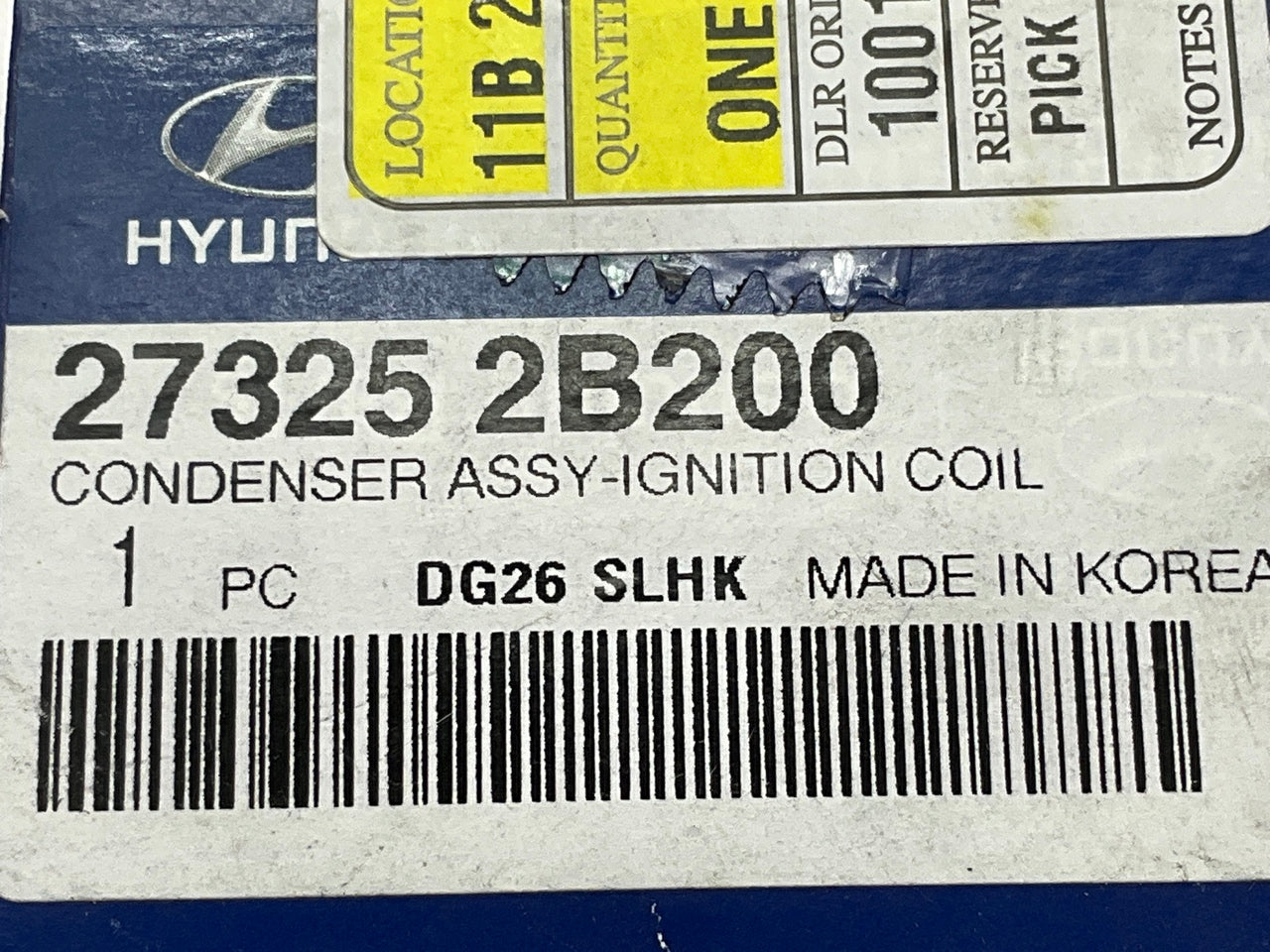 NEW Ignition Coil Condenser OEM For Hyundai 273252B200