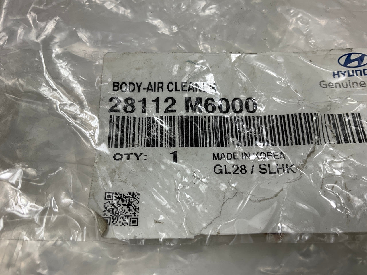 Air Cleaner Filter Box Housing Lower Half OEM For 17-20 Elantra 2.0L 28112M6000