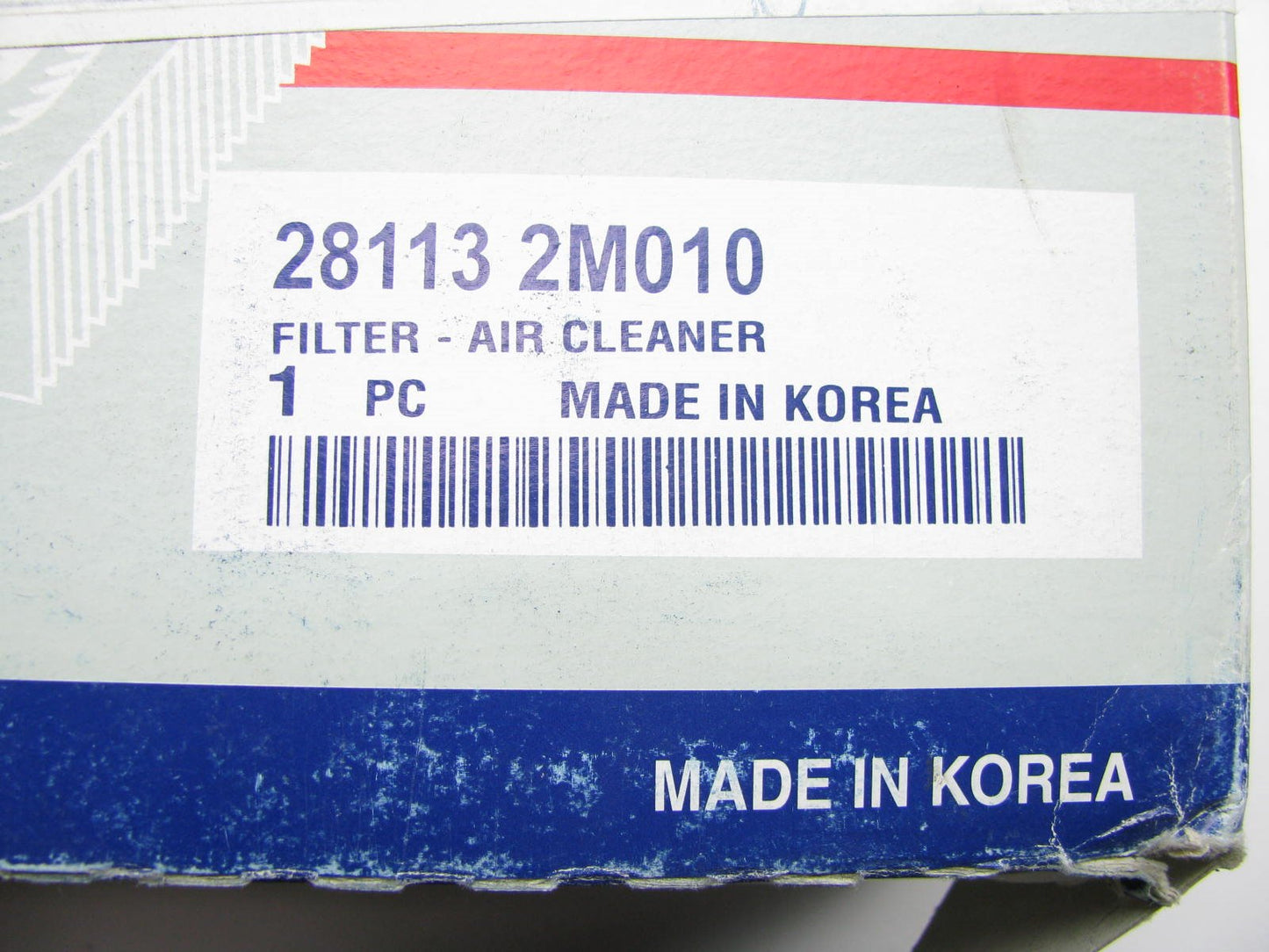 Genuine Engine Air Filter OEM For 2010-12 Genesis Coupe 3.8L V6 ONLY 281132M010