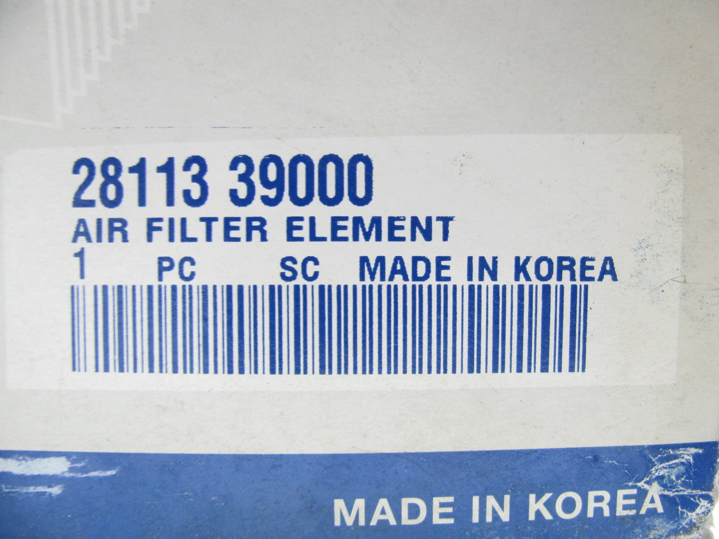 NEW GENUINE Engine Air Filter OEM For 02-05 Hyundai XG350, 04-06 Amanti