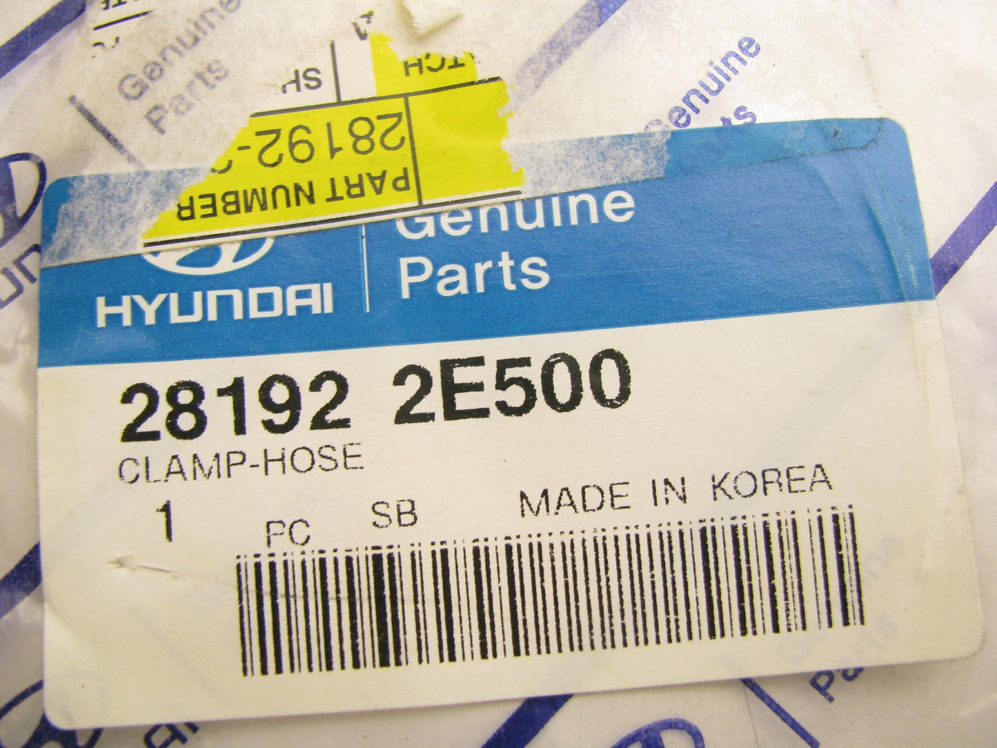 NEW GENUINE Engine Air Duct Tube Hose Clamp OEM For Hyundai 281922E500
