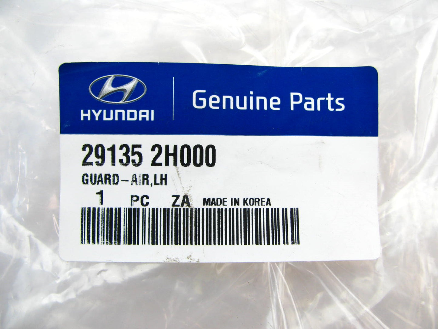 Left Drivers Radiator Support Air Shield Deflector OEM For 07-10 Elantra SEDAN