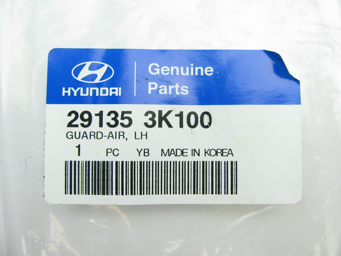 LEFT HAND Radiator Support Plastic Air Guide Shield OEM For 2006-08 Sonata