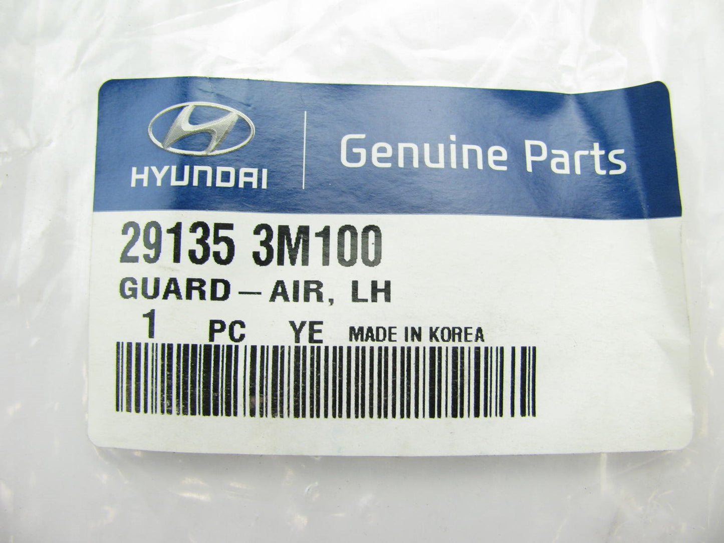 New OEM Radiator Side Air Baffle Trim Left Driver For 09-14 Genesis 291353M100