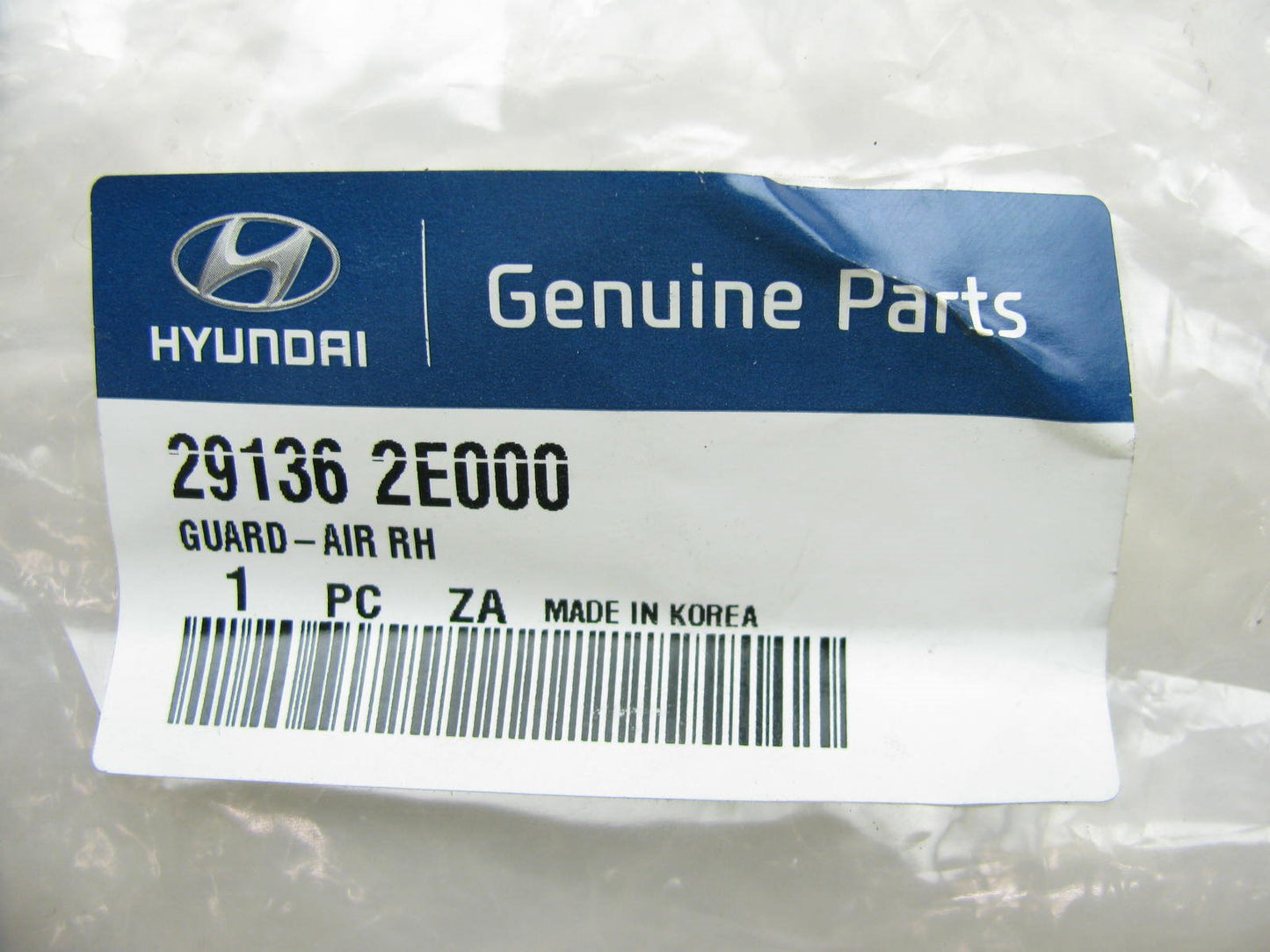 Right Passengers Side Radiator Support Air Deflector Guide OEM For 05-09 Tucson