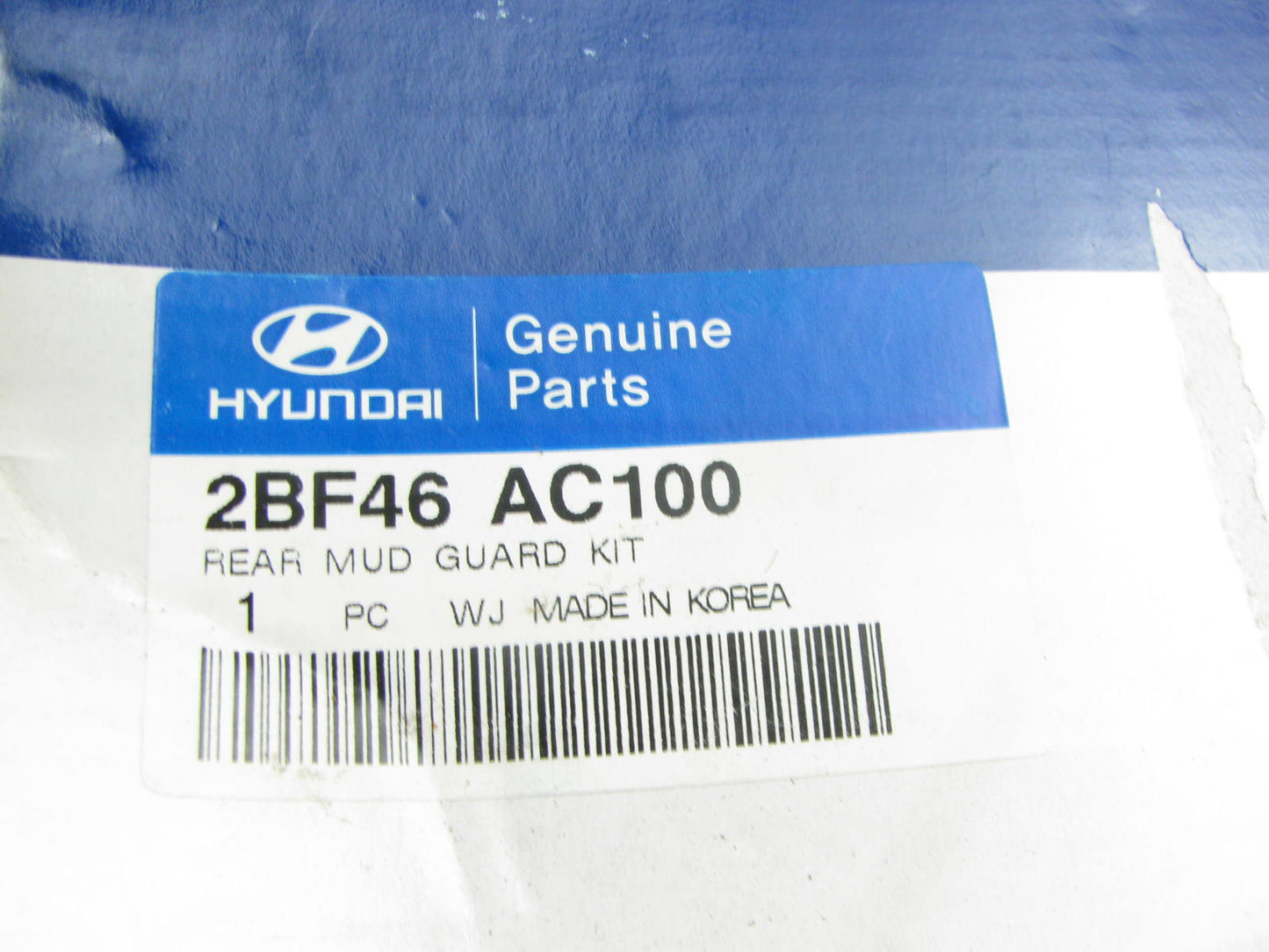 NEW Rear Splash Guards / Mud Flaps OEM For 2003-2012 Hyundai Santa Fe 2BF46AC100
