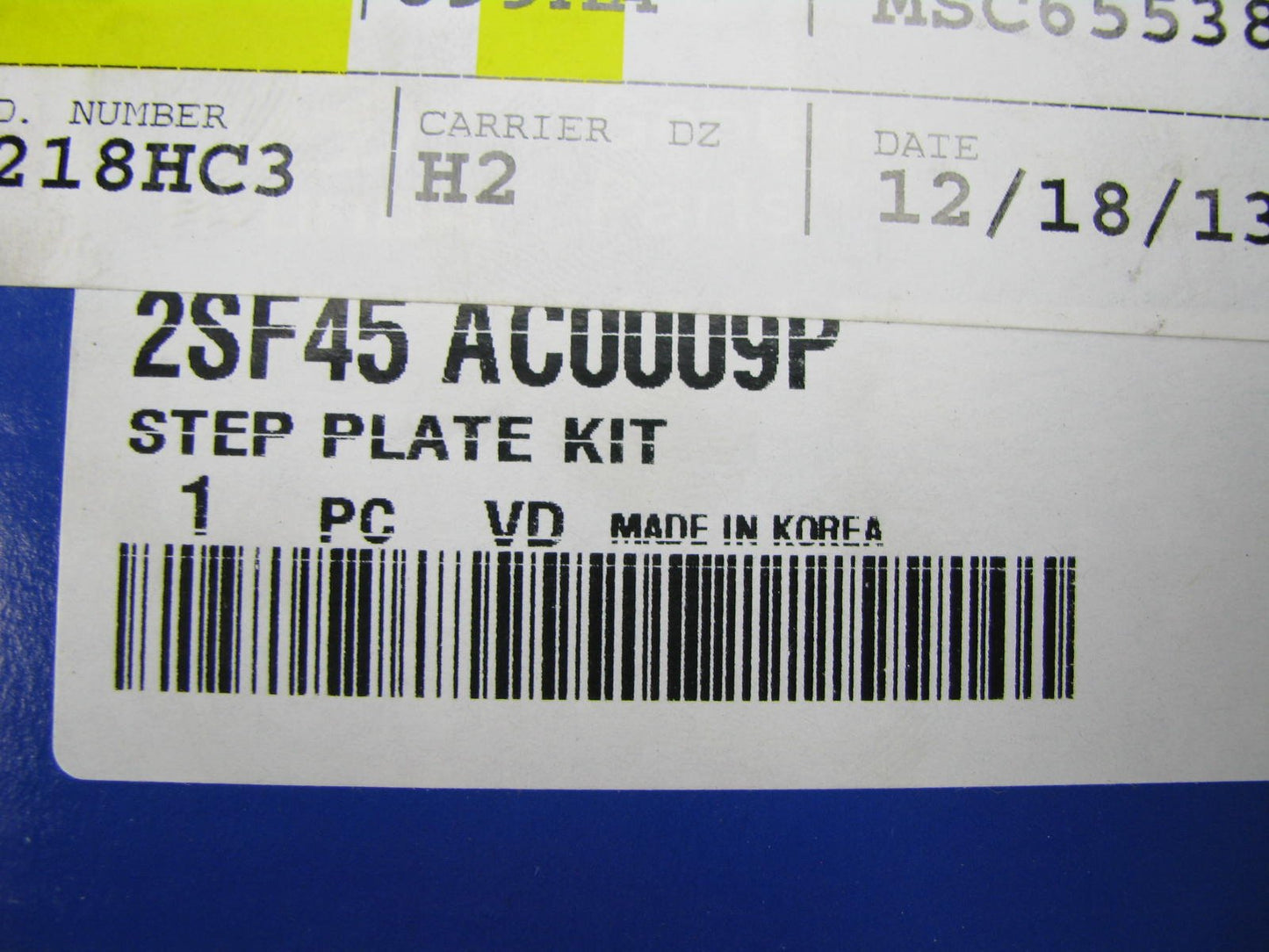 New OEM Front Door Sill Scuff Plate Trim Set For 09-15 Tucson 2SF45AC0009P