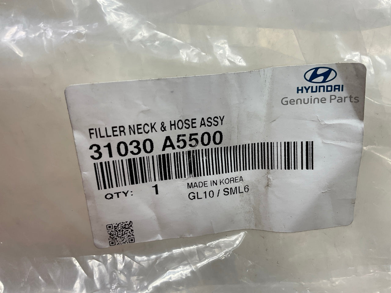 NEW - OEM 31030A5500 Fuel Filler Neck & Hose For 2013-2017 Hyundai Elantra GT