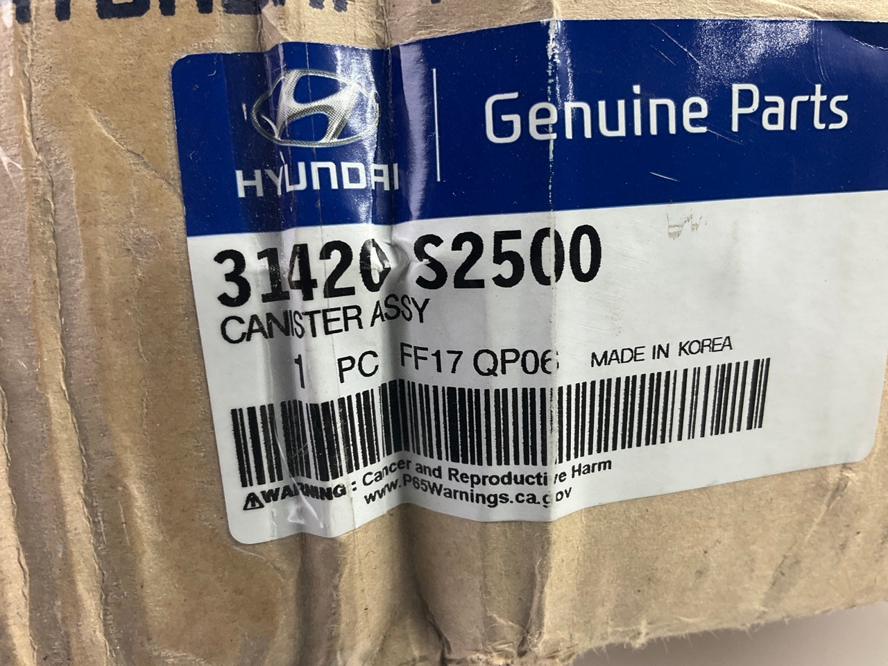 Missing Solenoid - NEW Charcoal Fuel Vapor Canister OEM For Hyundai 31420S2500