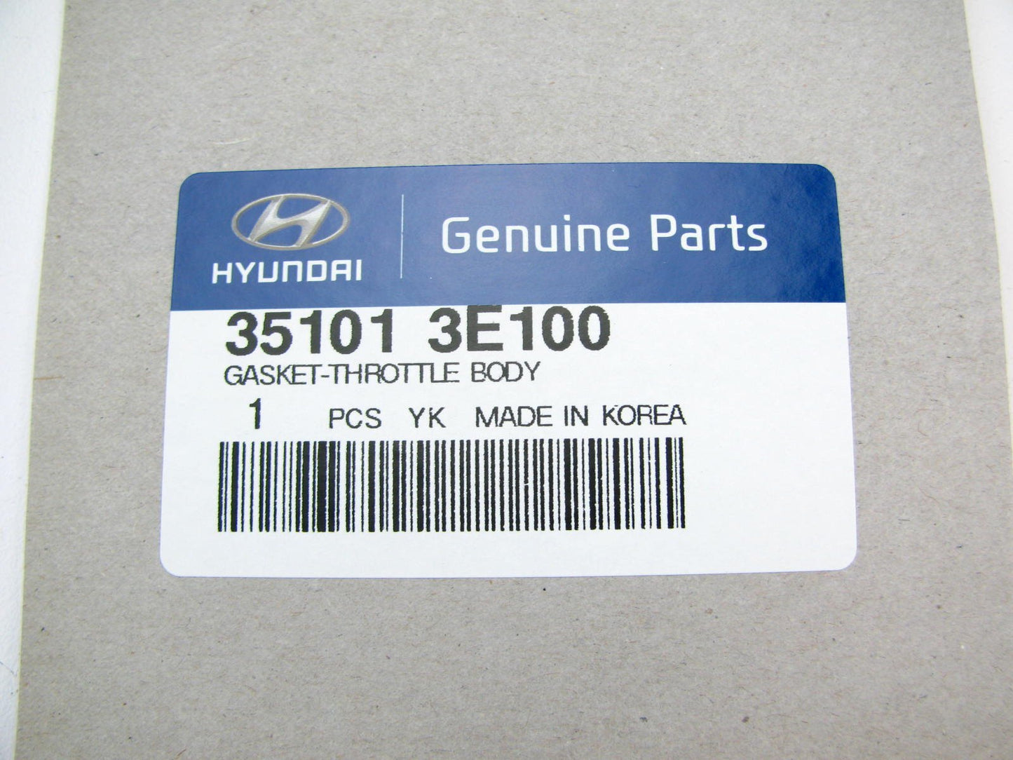 New OEM Throttle Body Gasket For 07-09 Santa Fe, 06-08 Optima 351013E100
