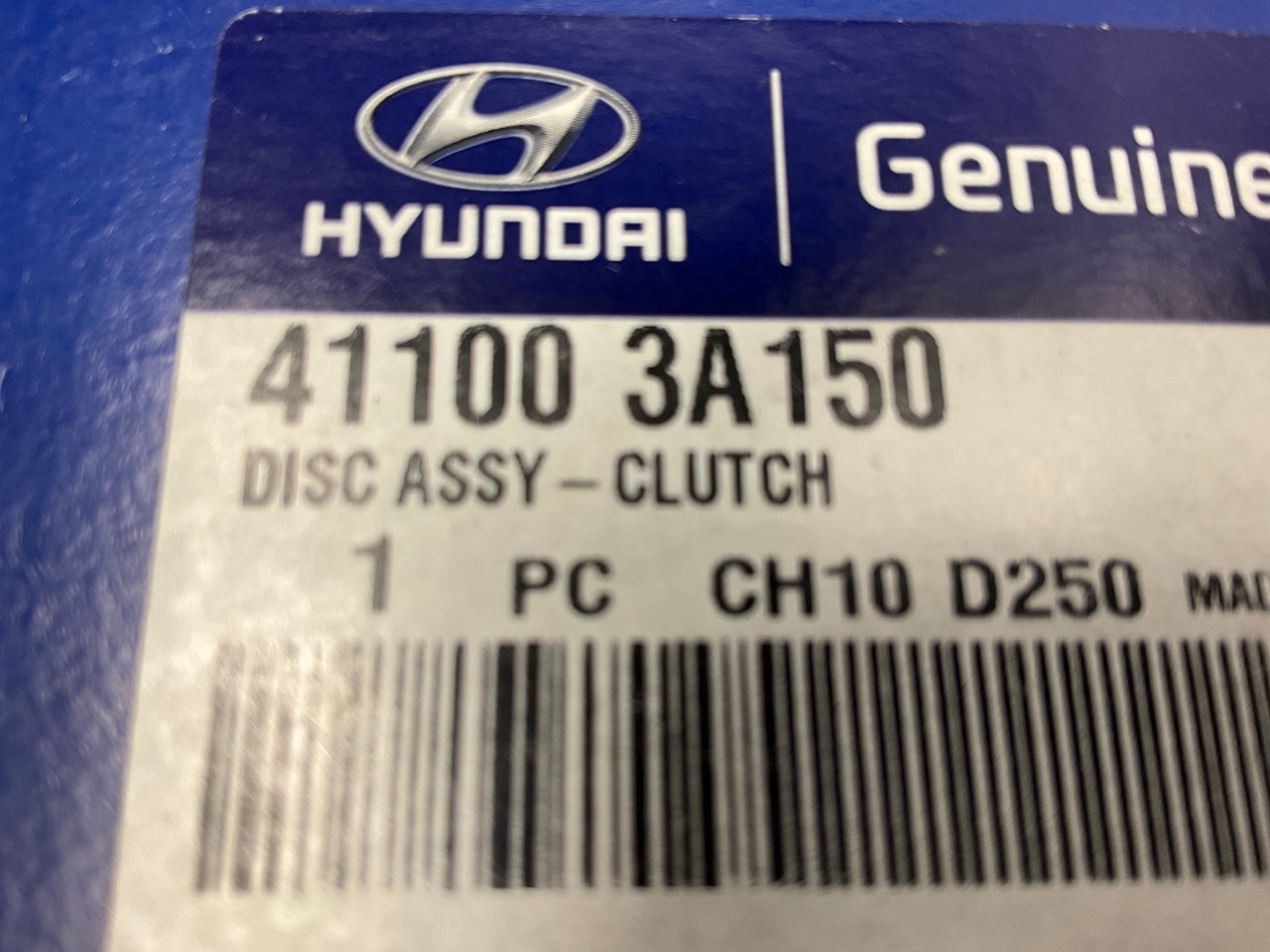 NEW Manual Stickshift Transmission Clutch Disc OEM For 04-06 Santa Fe 411003A150
