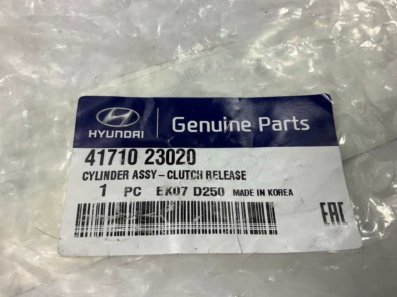 NEW Clutch Slave Cylinder OEM For 2017-2018 Elantra, 18-20 Elantra GT 4171023020