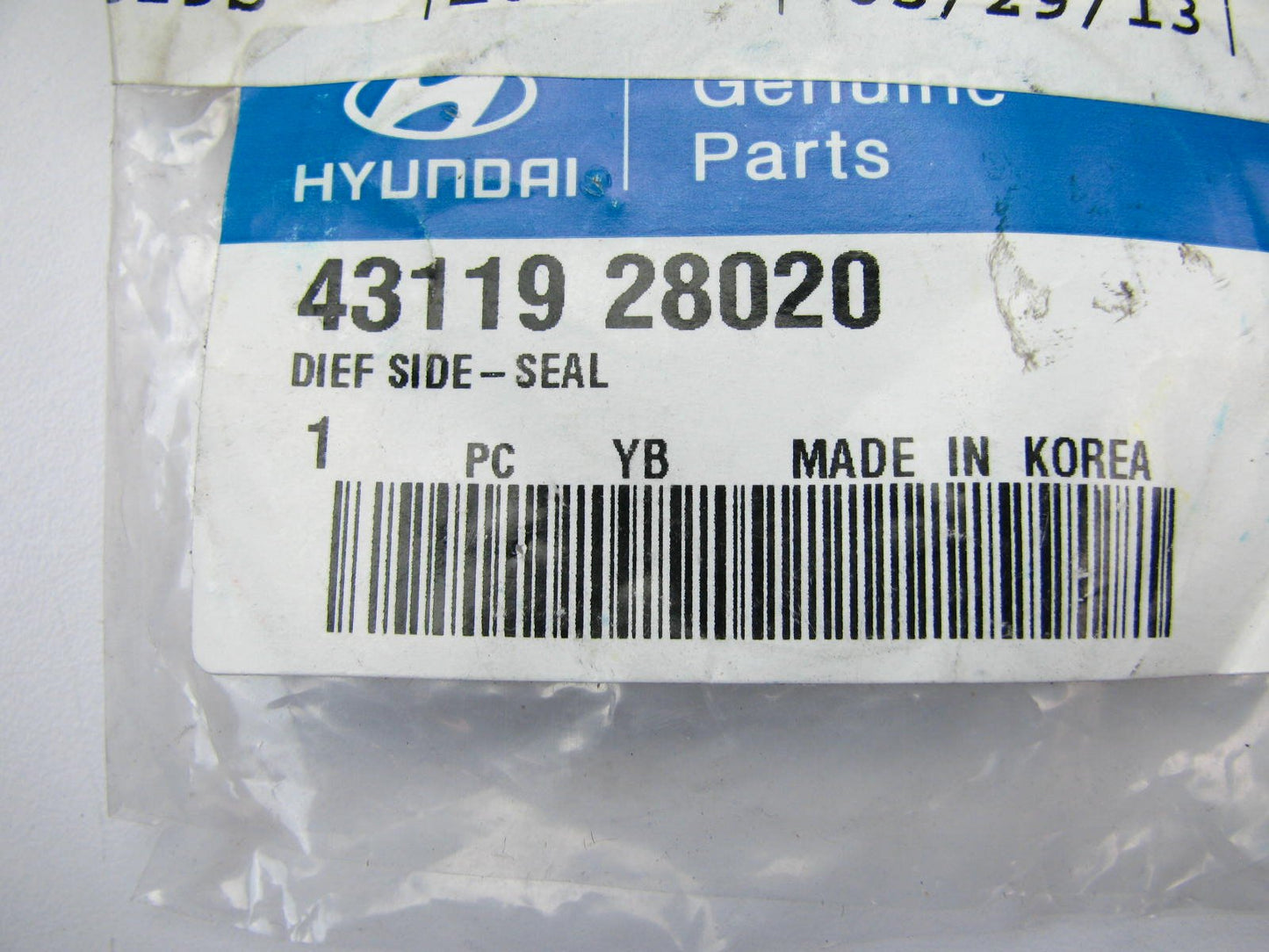 NEW - OEM 4311928020 Auto Trans Output Shaft Seal For 2006-2011 Hyundai Accent