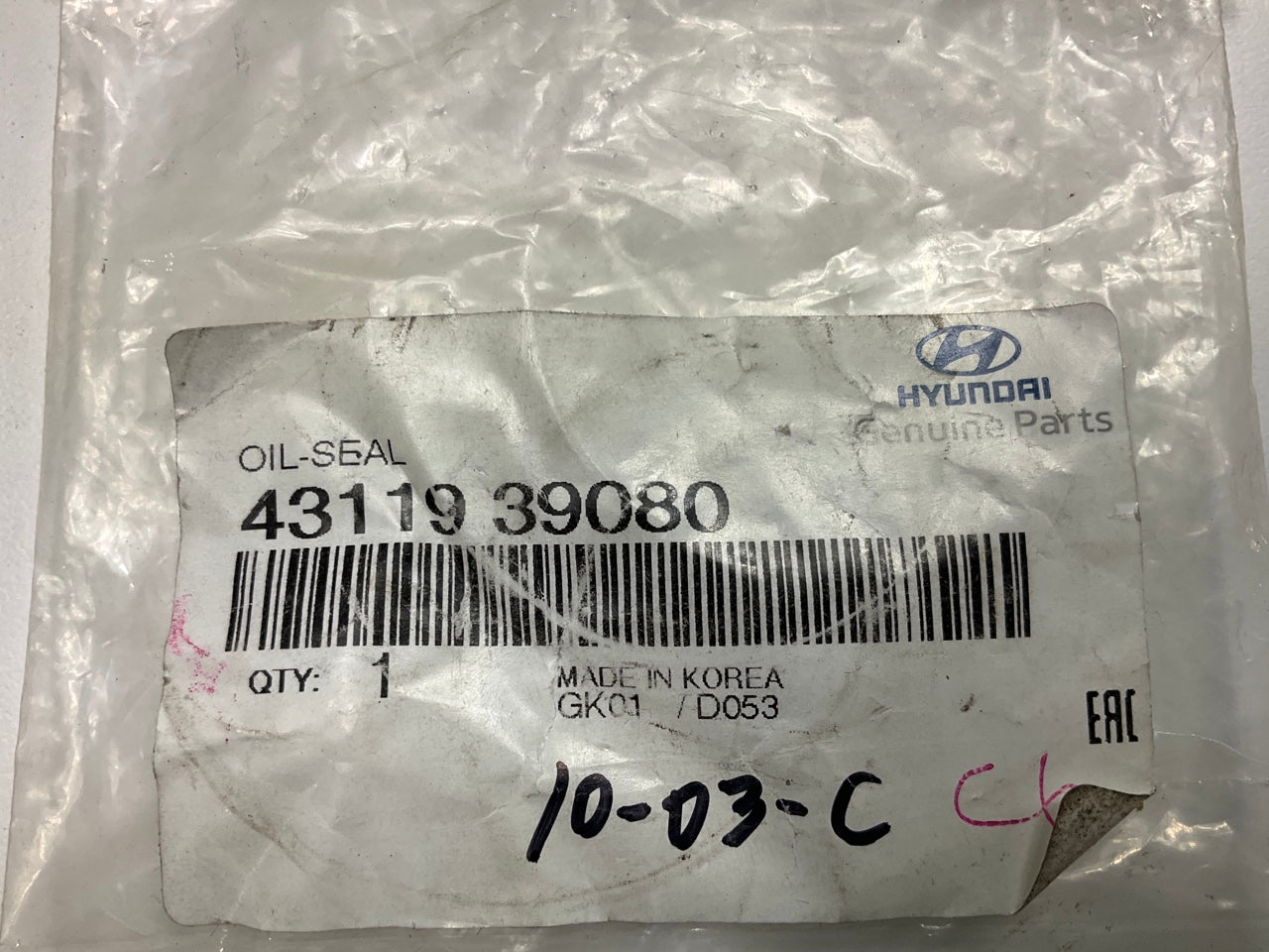 NEW Manual Transmission Output Shaft Seal OEM For Hyundai 4311939080