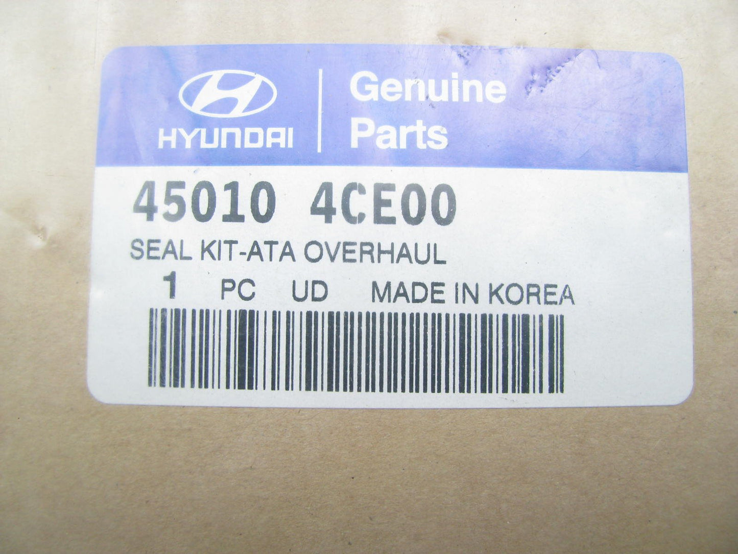 NEW - OEM Automatic Trans Seal Overhaul Kit For 08-12 Genesis Coupe 450104CE00