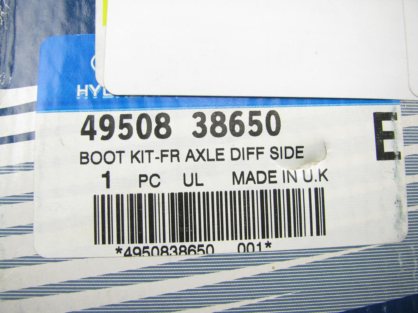 NEW - OEM 4950838650 Front Axle Diferential Side Rubber Boot For 1998-05 Sonata