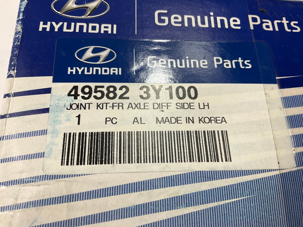 Front Left Drivers CV Axle, Diff Side (Inner) Rubber Boot OEM For 11-16 Elantra