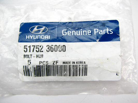 5 PCS - NEW Genuine Wheel Lug Studs OEM For Hyundai 5175236000