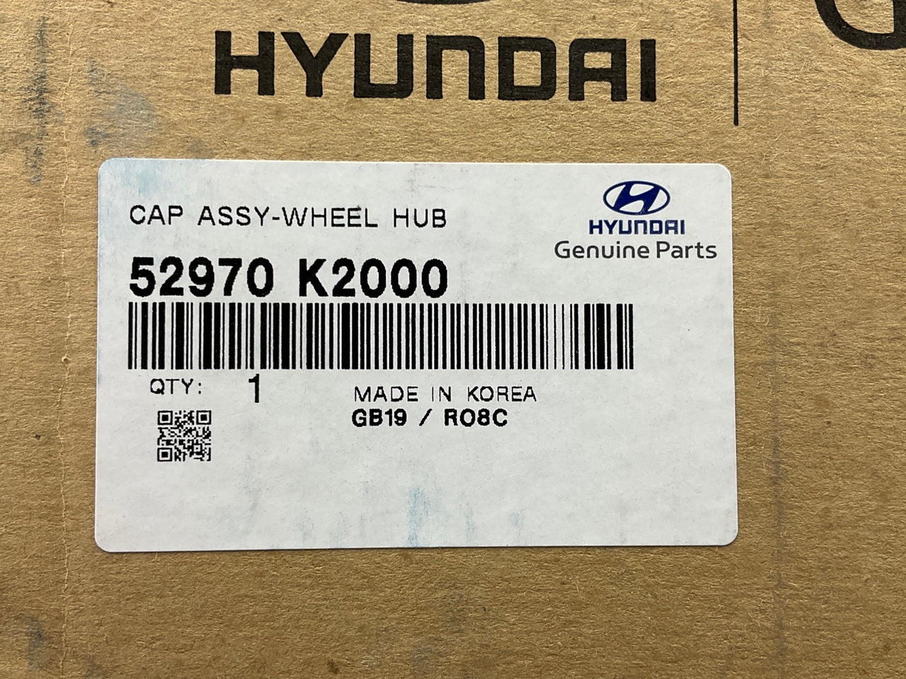NEW Wheel Cover Hub Cap (single) OEM For 2020-2022 Hyundai Venue 52970K2000