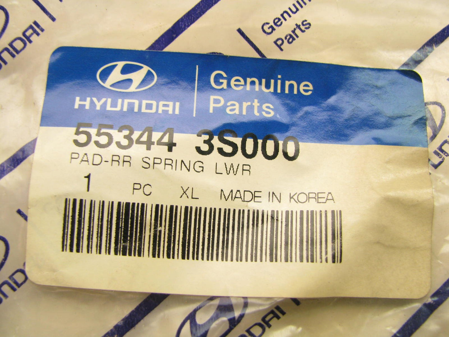 New Genuine REAR LOWER Coil Spring Insulator Pad OEM For Hyundai 553443S000