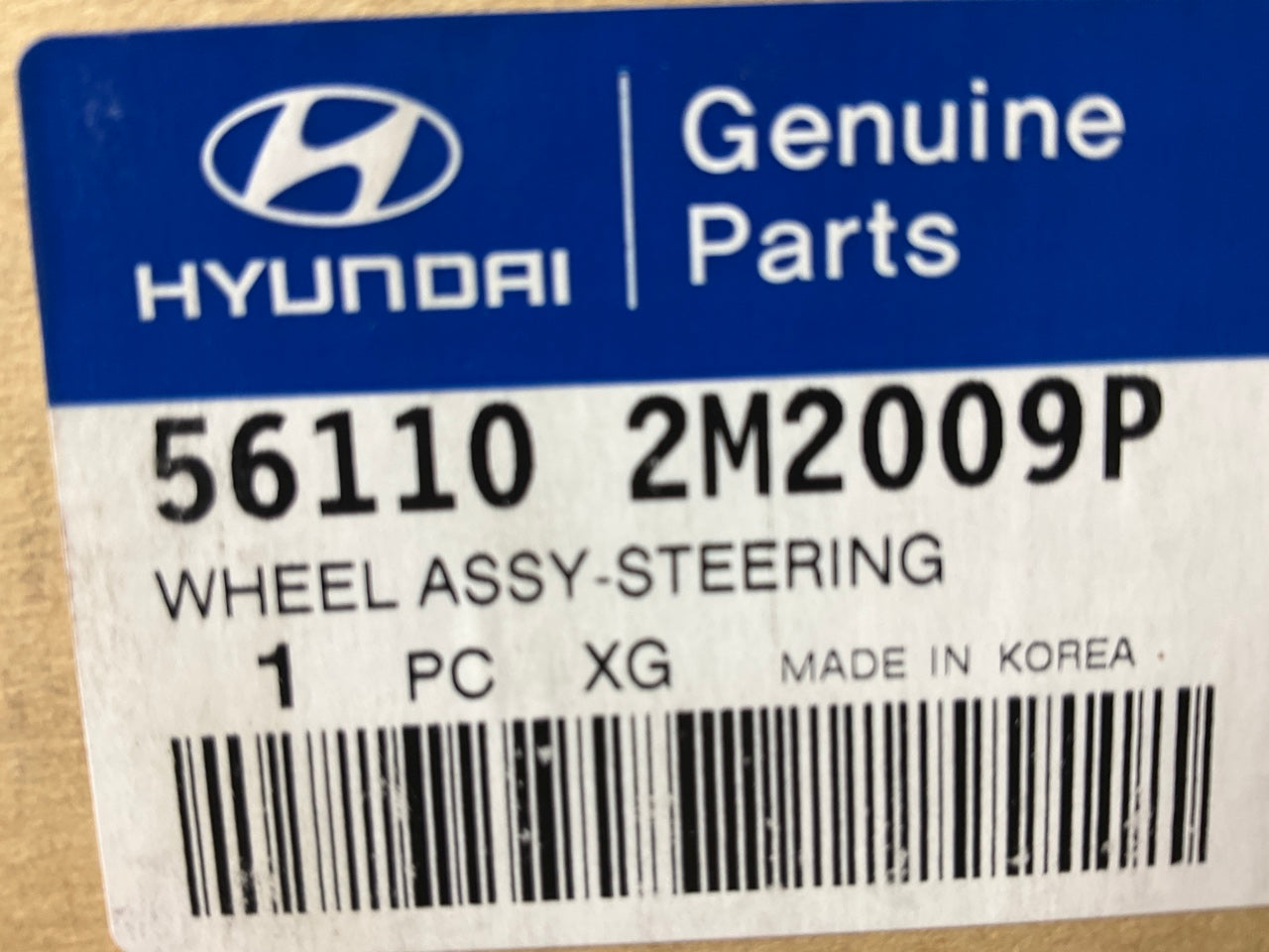 NEW Vinyl Steering Wheel OEM For 2009-2012 Genesis Coupe 561102M2009P