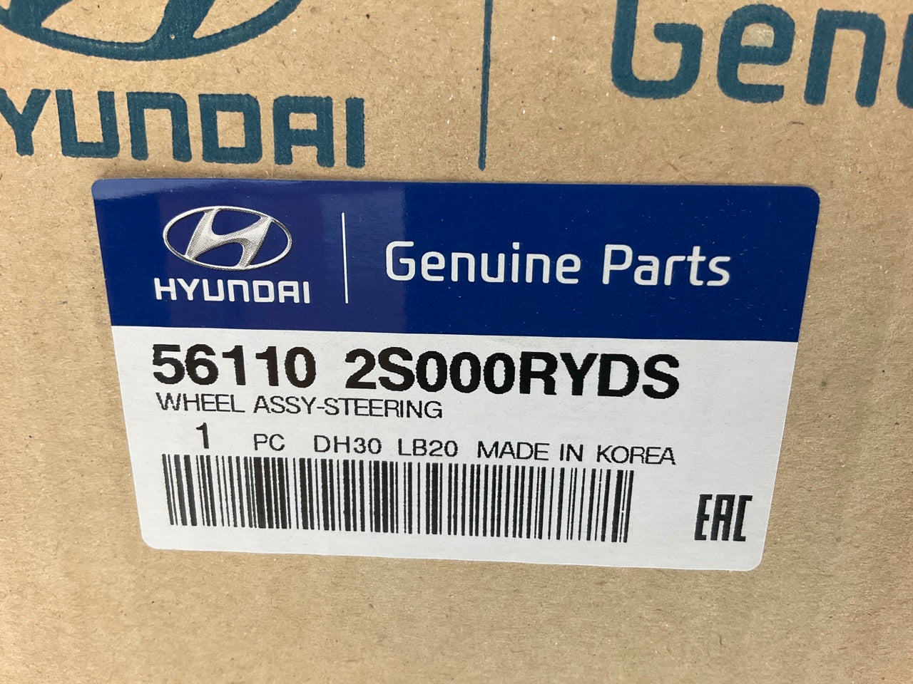 NEW - OEM 56110-2S000-RYDS Steering Wheel For 2013-2015 Hyundai Tucson