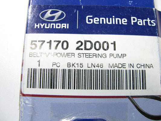 NEW - OEM 571702D001 Serpentine Belt For 2001-2007 Hyundai Elantra 2.0L-L4