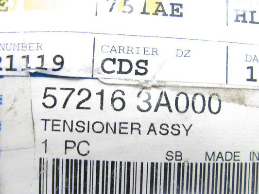 WITHOUT A/C ONLY - Genuine Drive Belt Idler Pulley OEM For Hyundai 572163A000