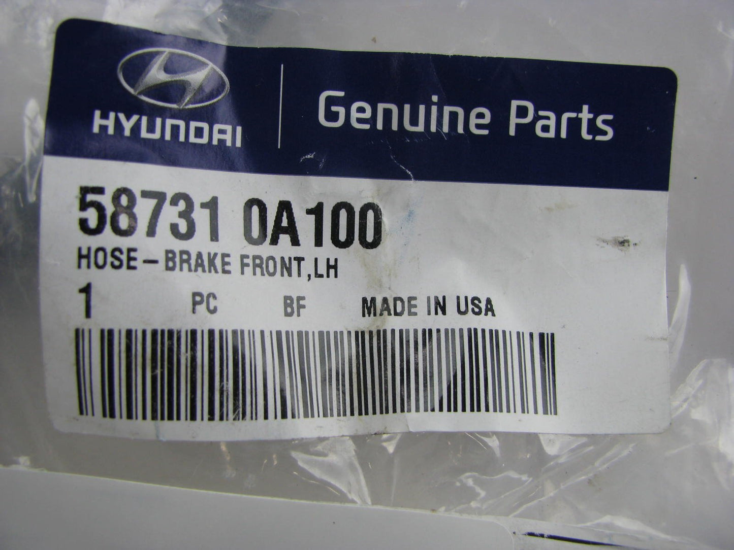 New Genuine Front Left Brake Hose OEM For 2006-2010 Hyundai Sonata 587310A100