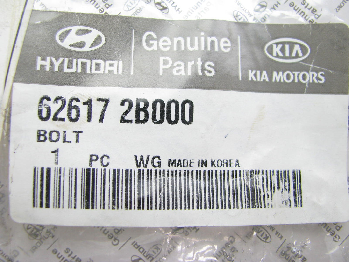NEW GENUINE Front Suspension Lower Control Arm Bolt For Hyundai 626172B000