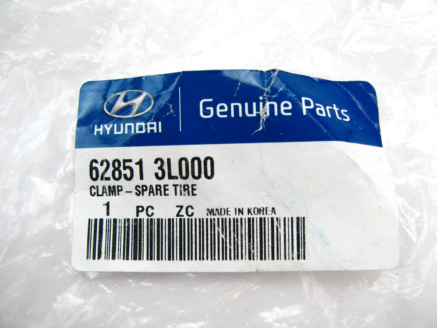 NEW - OEM 628513L000 Spare Tire Hold Down Clamp For 2006-2011 Hyundai