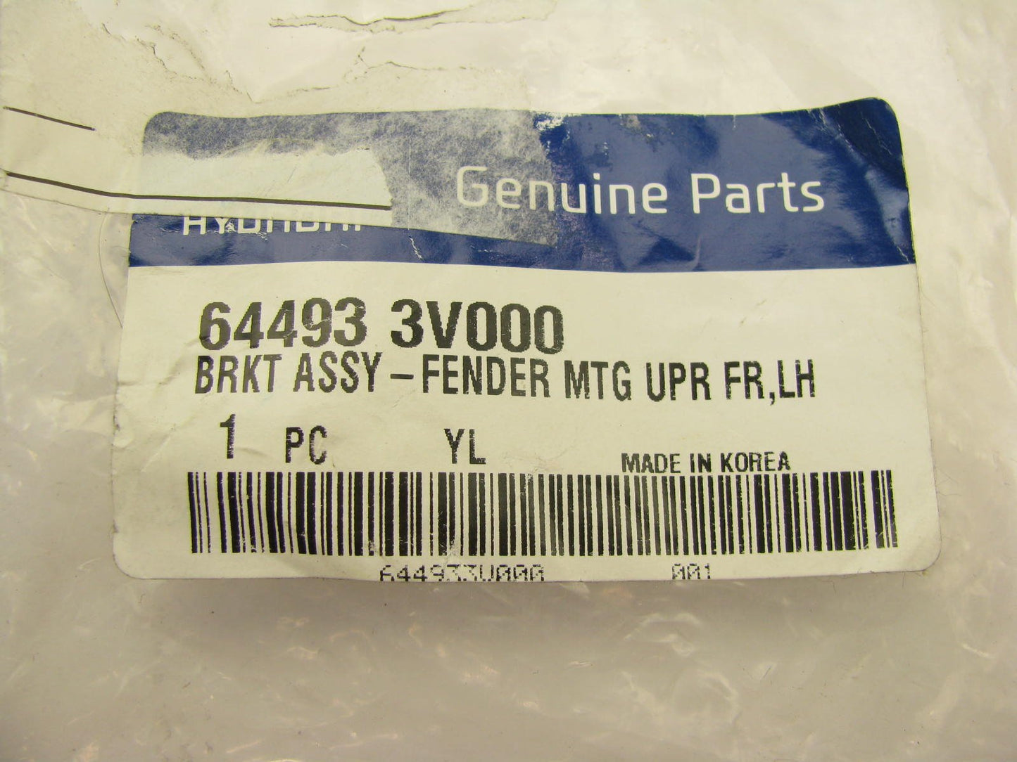 NEW GENUINE FRONT LEFT Fender Mounting Bracket OEM For 2011-2016 Hyundai Azera