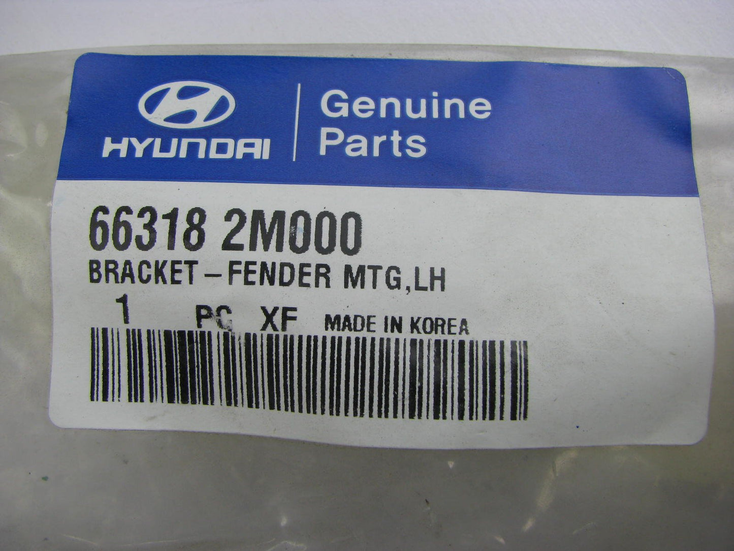 Fender Bracket Left Drivers Side OEM For 2010-2015 Genesis Coupe 663182M000