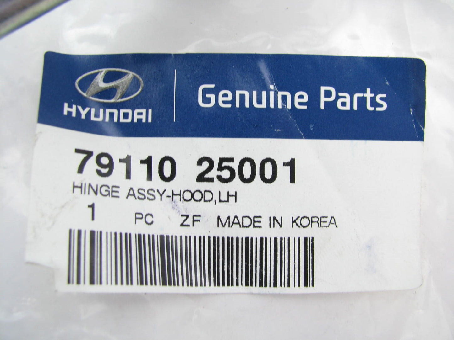 NEW GENUINE Left Drivers Side Hood Hinge OEM For 2001-2005 Accent 7911025001
