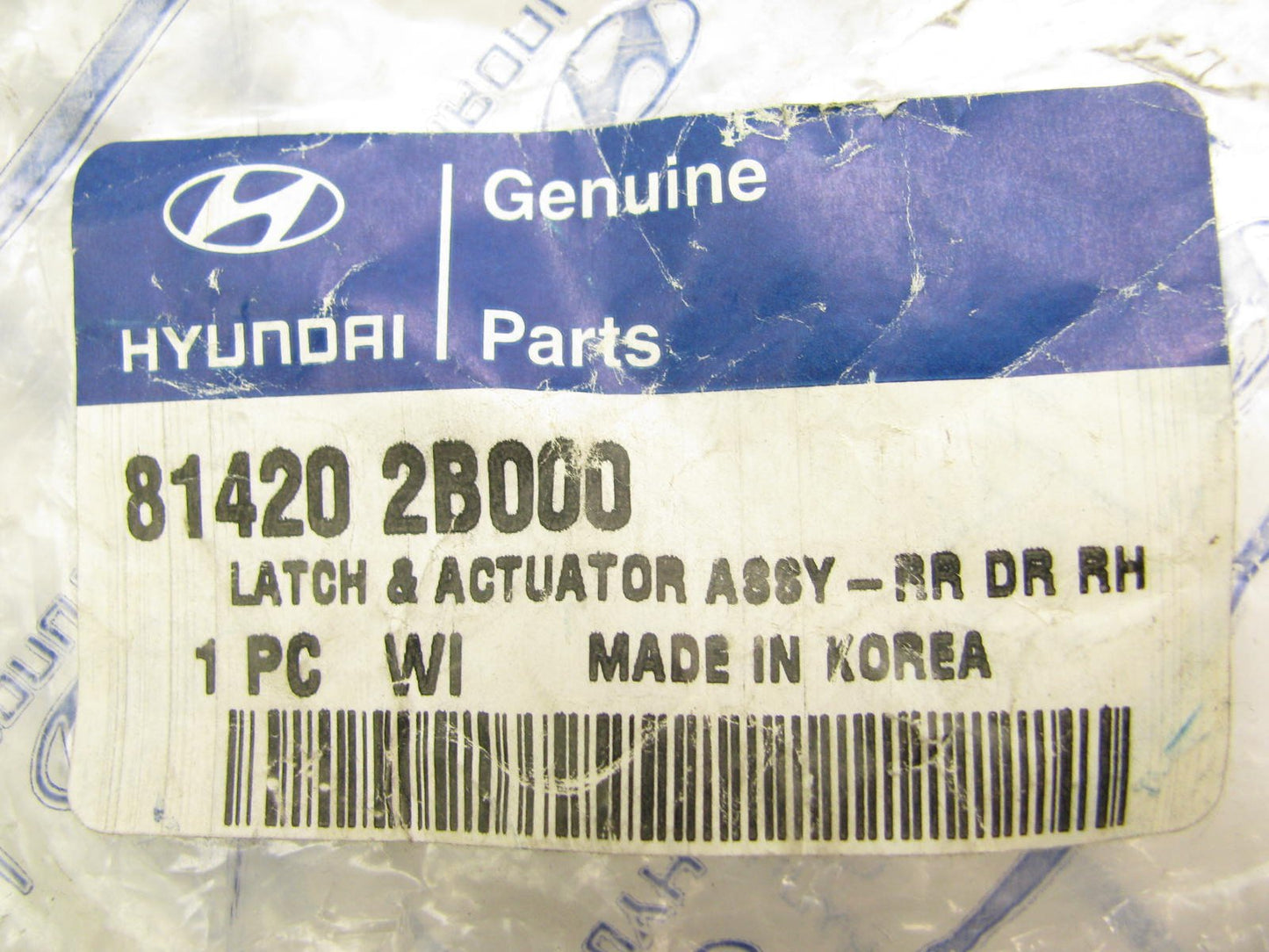 NEW - OEM 814202B000 REAR RIGHT Door Lock Latch Actuator For 2006-2009 Santa Fe