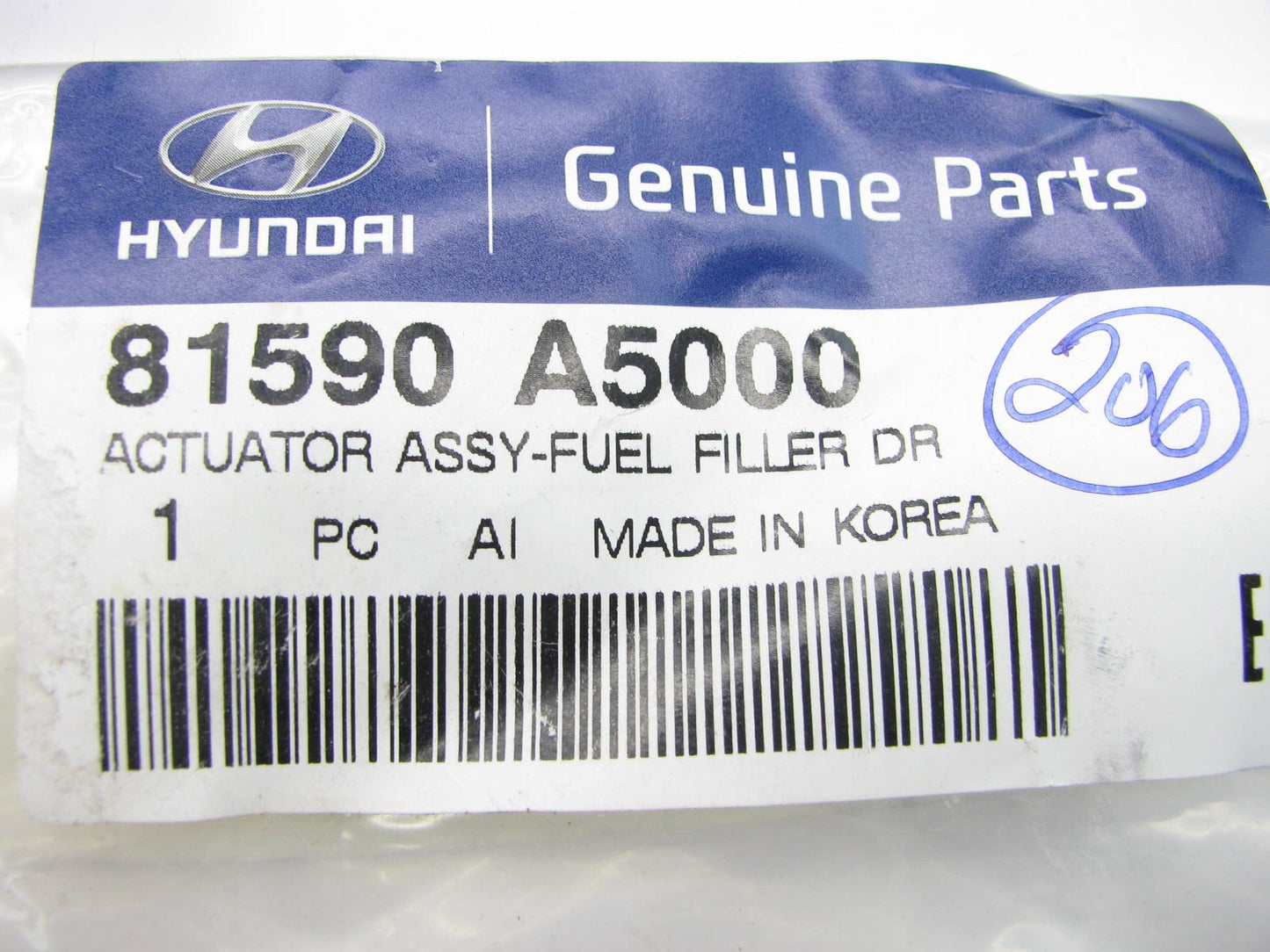 Genuine OEM For 13-14 Hyundai Elantra GT Fuel Gas Door Lock Actuator 81590A5000