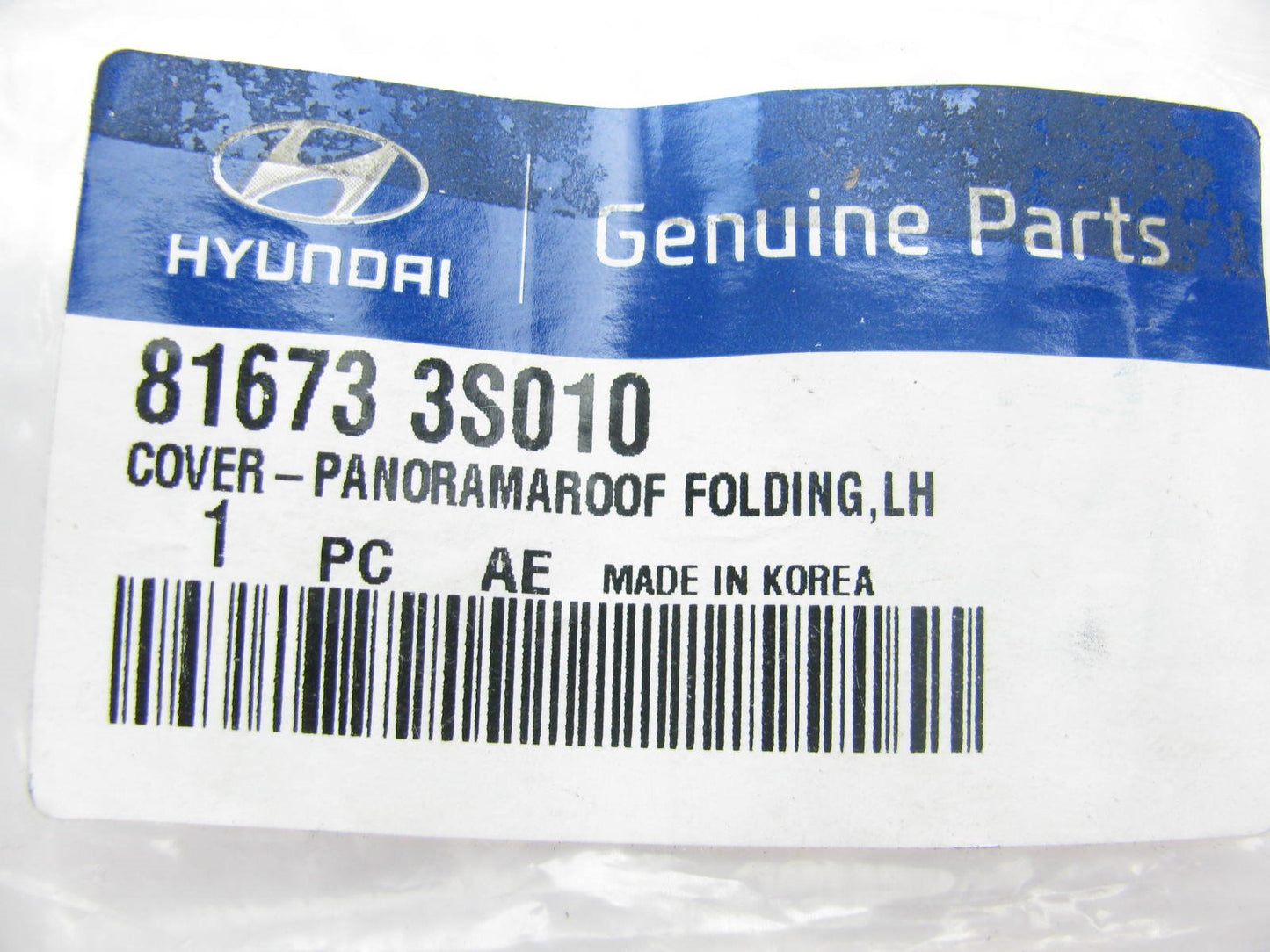 New Left Side Sunroof Folding Side Cover OEM For 13-14 Hyundai Sonata 816733S010
