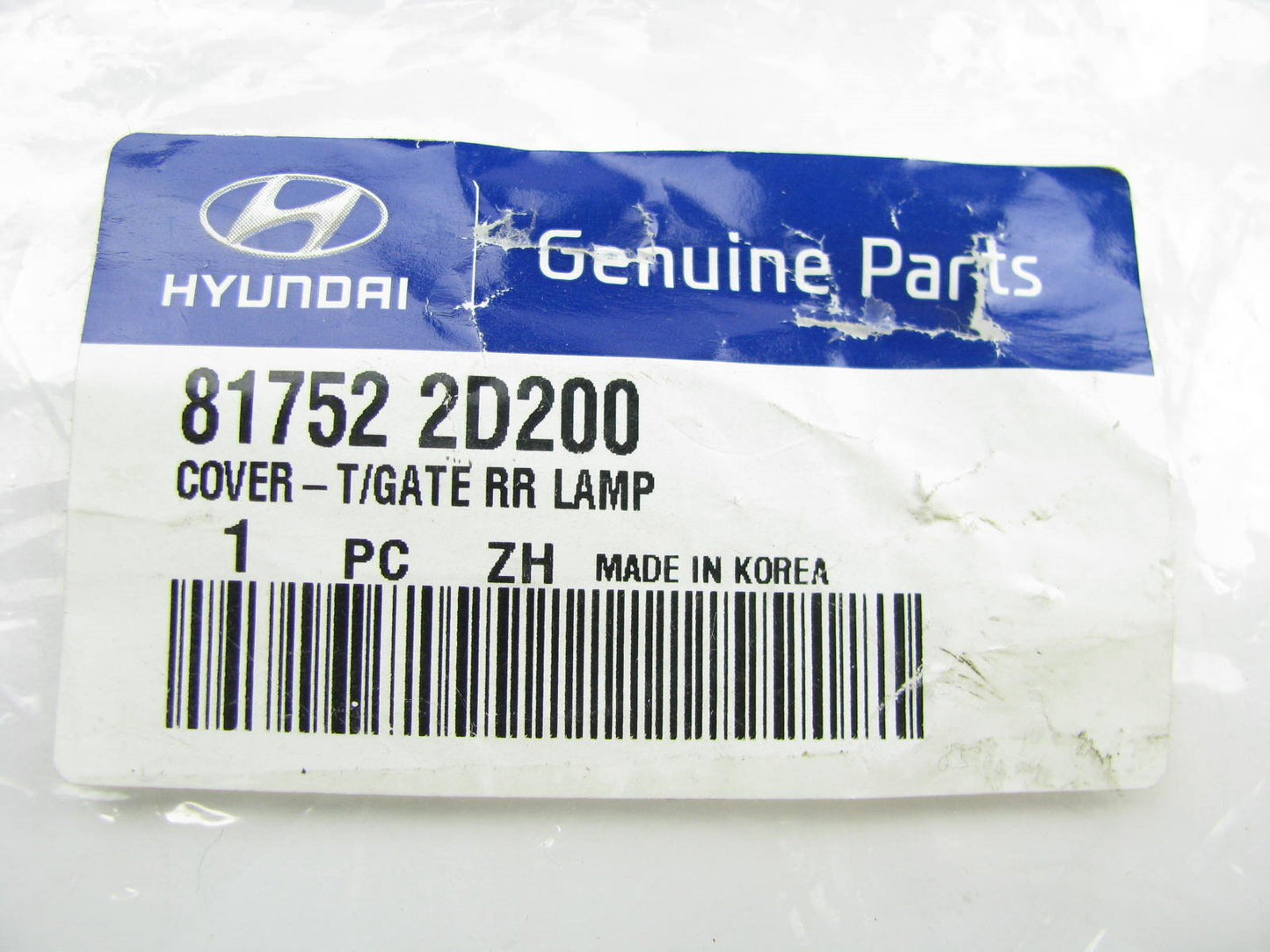 New Right Side Taillight Lamp Cover Panel For 02-06 Elantra 817522D200