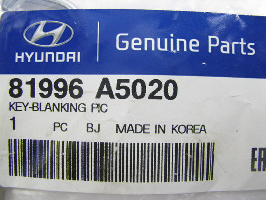 NEW Proximity Smart Key Fob Insert Uncut Insert Blade OEM For Hyundai 81996A5020