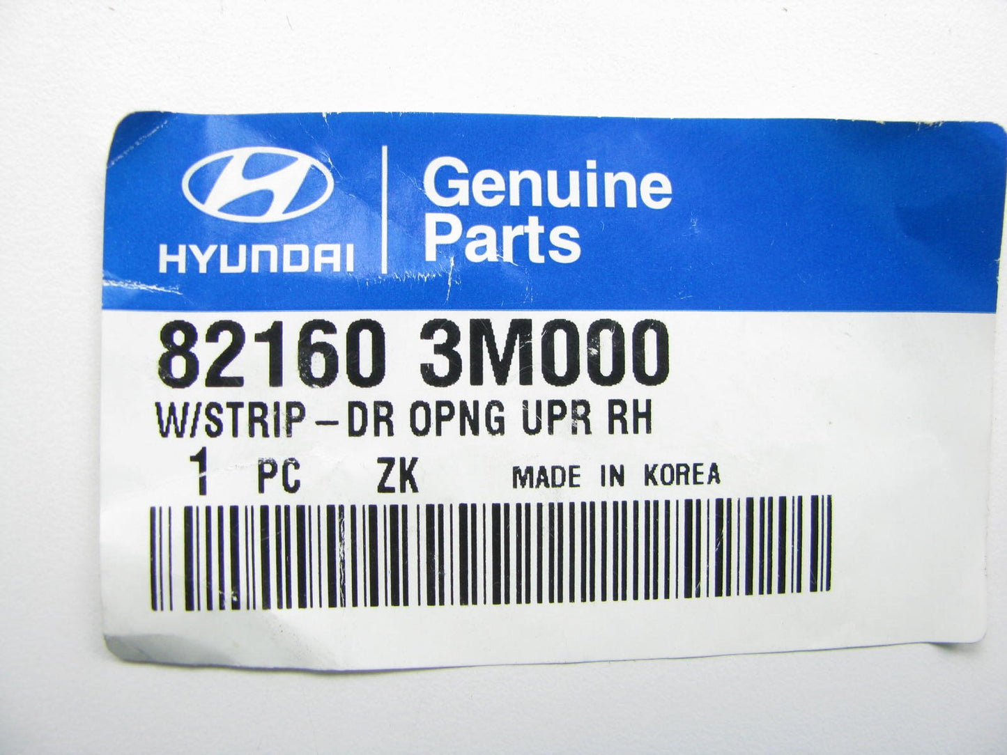 Front Right Passenger Side Door Upper Weatherstip Seal OEM For 2009-2014 Genesis