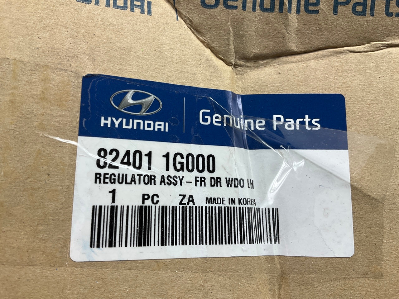 NEW - OEM 824011G000 Front Left Manual Window Regulator For 06-11 Hyundai Accent