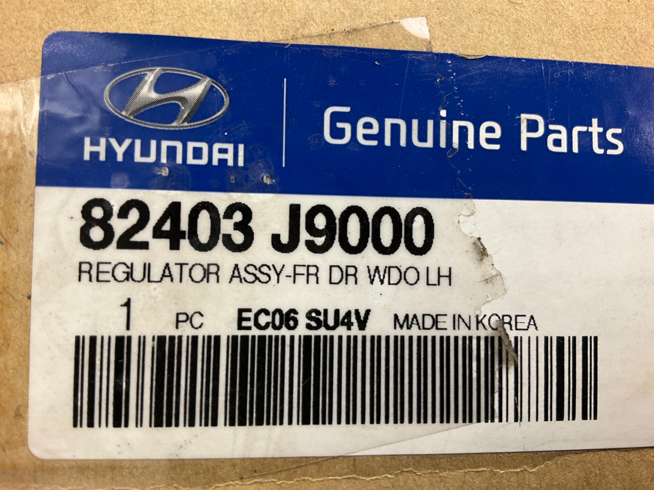 NEW Front Left Window Regulator OEM 2018-2023 For Hyundai Kona 82403J9000