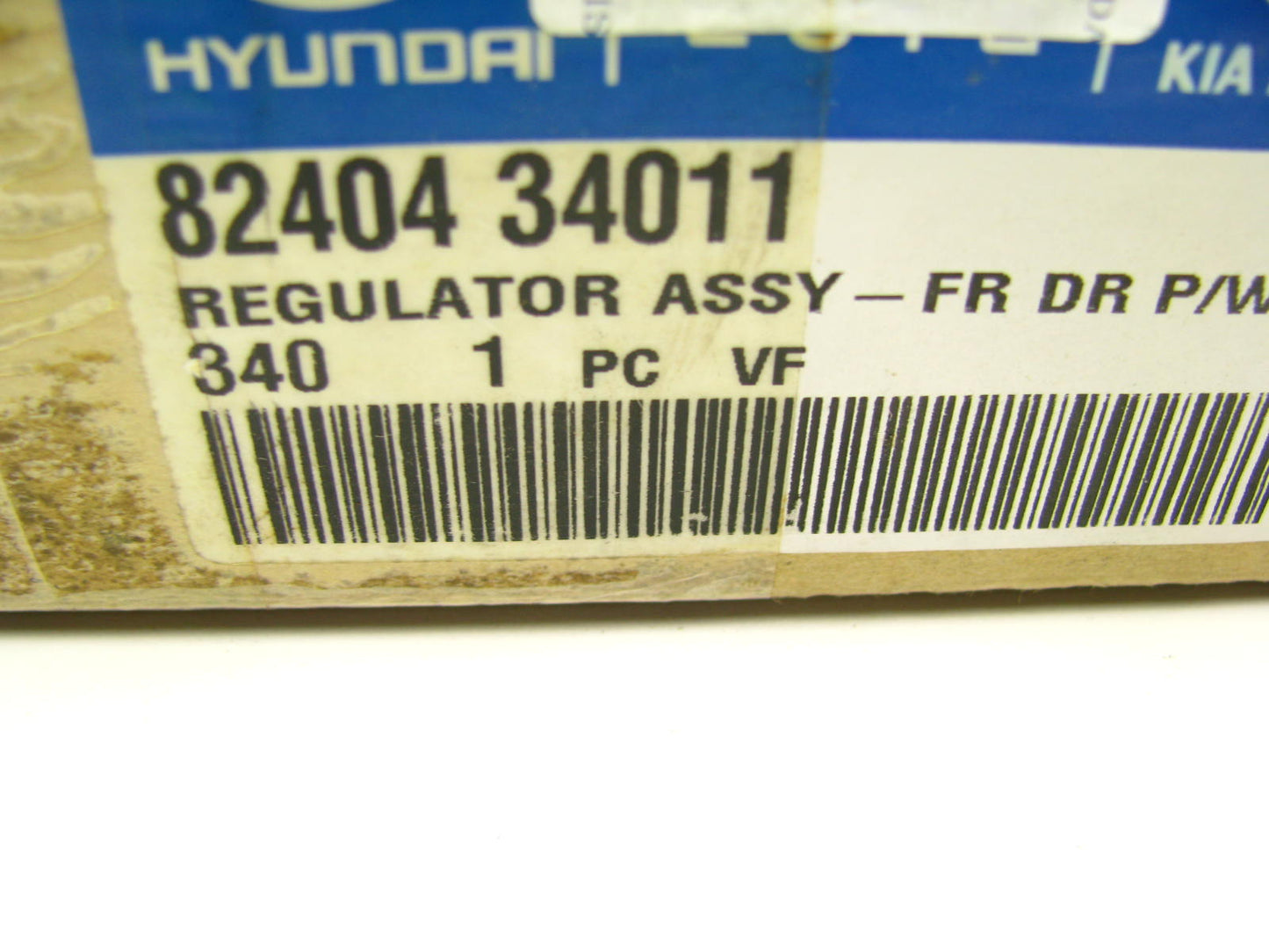 NEW - OEM 82404-34011 Front Right Window Regulator For 1993-1998 Hyundai Sonata