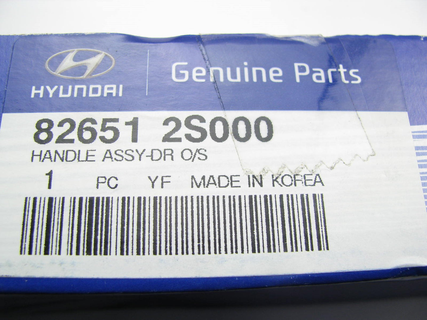 New Genuine Exterior Door Handle Primed OEM For 10-13 Hyundai Tucson 826512S000