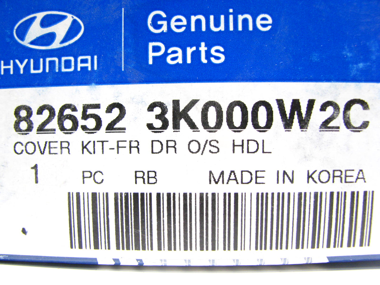 OEM Front Exterior Door Handle Cover Caps OEM For 06-10 Sonata 826523K000W2C